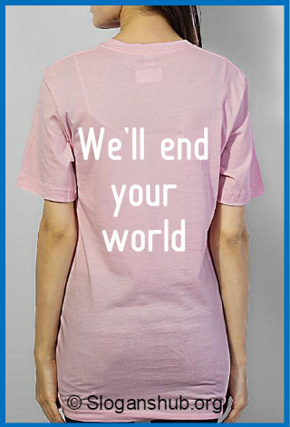 T-shirt Slogans for Girls 1