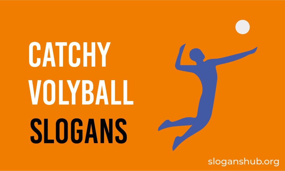 117 Latest Volleyball Slogans for Setters, Posters, T-Shirt & Funny