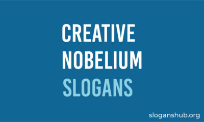 Creative Nobelium Slogans