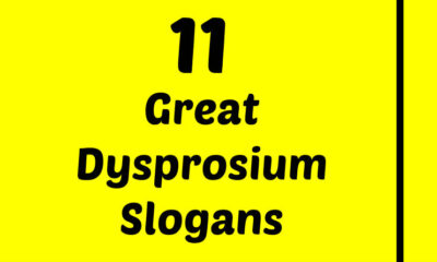 Dysprosium Slogans