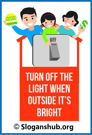 save electricity slogans in english