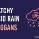 acid rain slogans