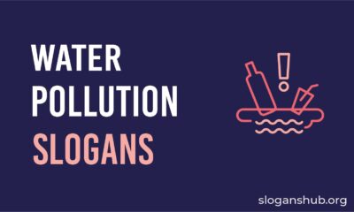 water pollution slogans