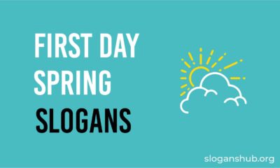 first day spring slogans