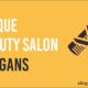 unique beauty salon slogans