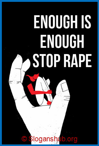 Stop Rape Slogans