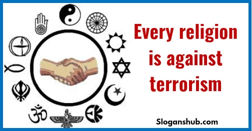 25 Catchy Anti Terrorism Slogans And Sayings