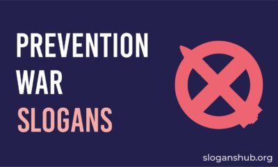 prevention war slogans