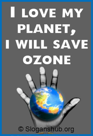 Slogans on World Ozone Day