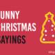Funny Christmas Sayings