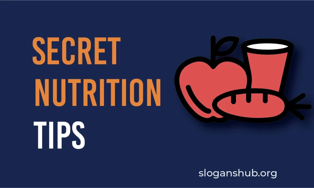 6 Secret Nutrition Tips For Healthy Living You Never Knew