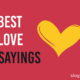 Best Love Sayings