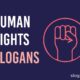 human rights slogans