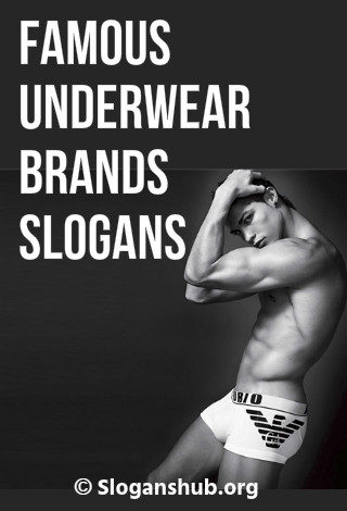 Famous Underwear Brands Slogans