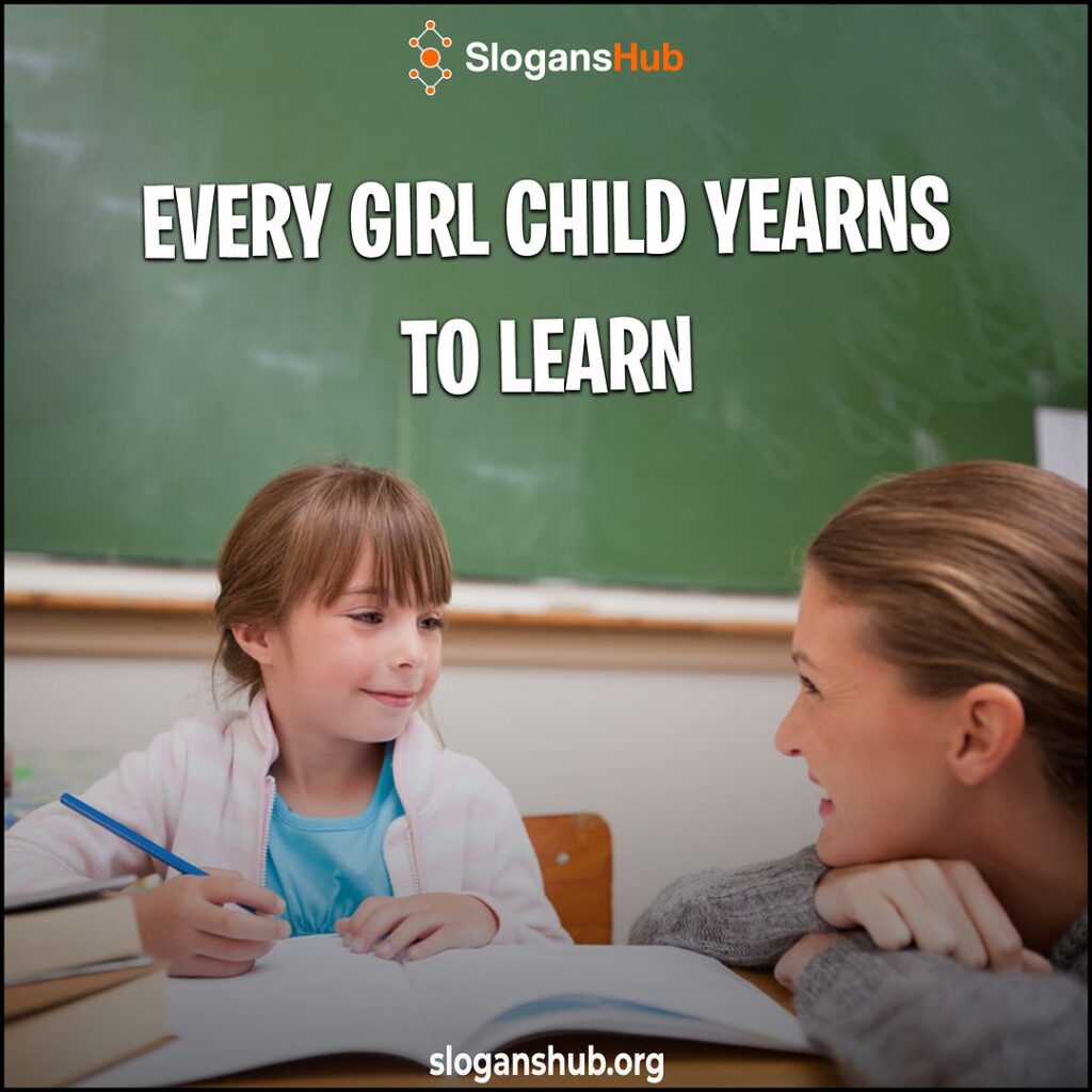 Best Girl Child Education Slogans