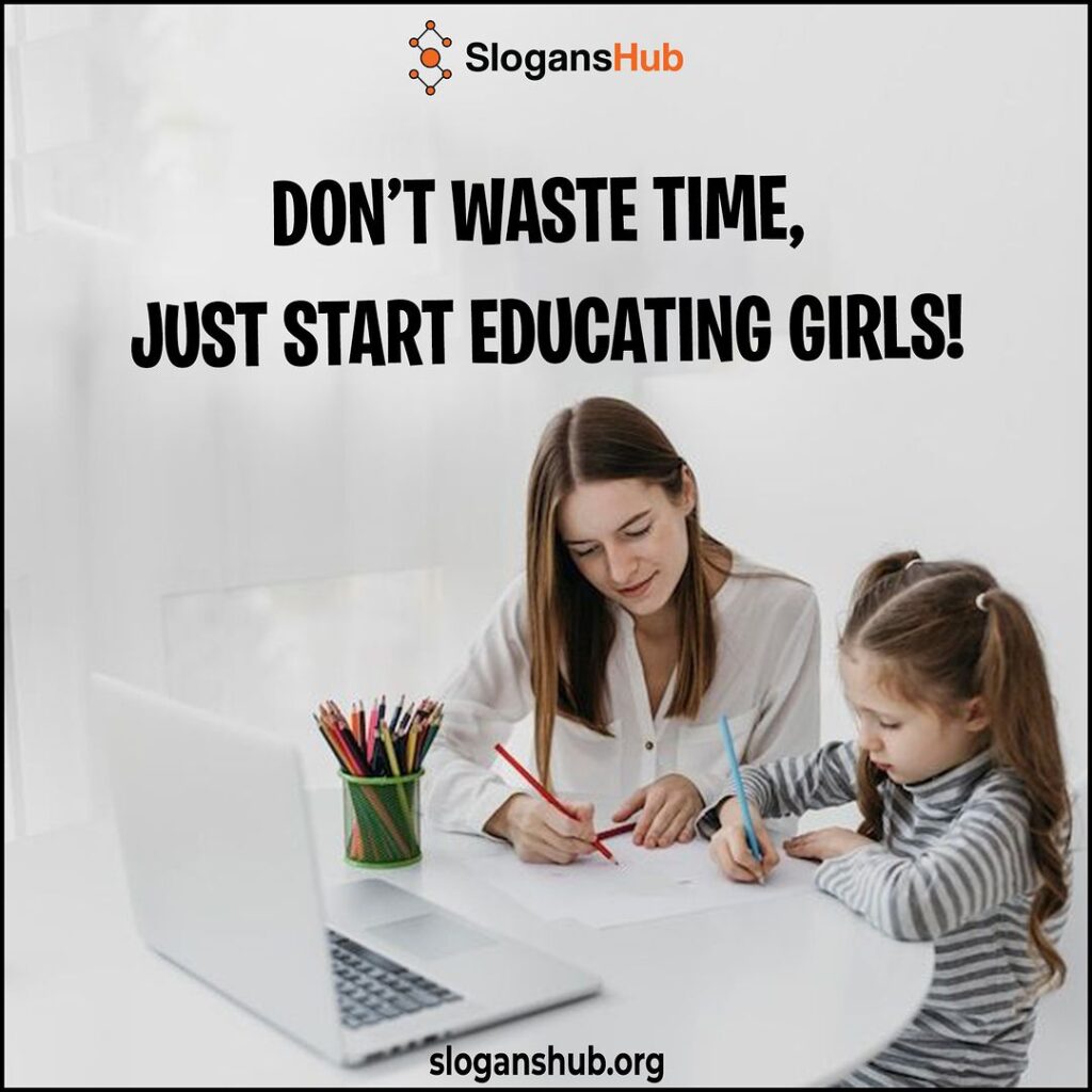 Catchy Girl Child Education Slogans
