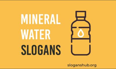 mineral water slogans