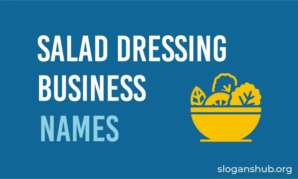 80 Catchy Salad Dressing Business Names and New Ideas