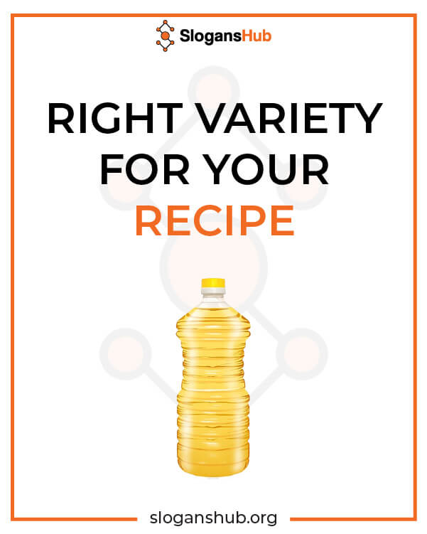 Catchy Cooking Oil Slogans