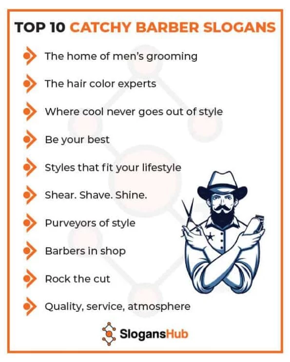 250 Catchy Barber Slogans and Barber Shop Taglines