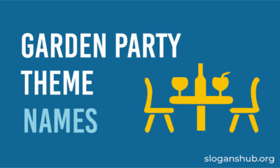 Garden Party Theme Names