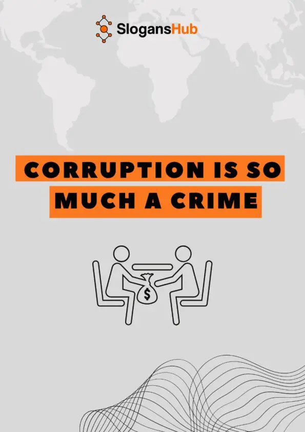 Best Posters On Corruption With Slogans & Anti Corruption Poster