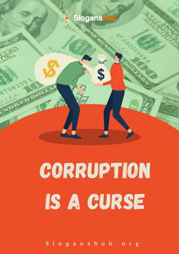 Best Posters On Corruption With Slogans & Anti Corruption Poster