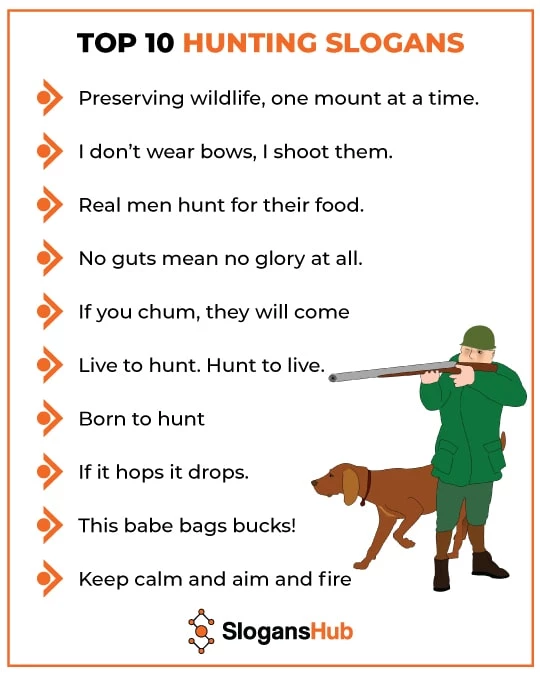 310 Catchy Hunting Slogans & Catchy Hunting Phrases