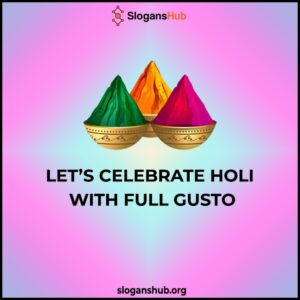 holi taglines