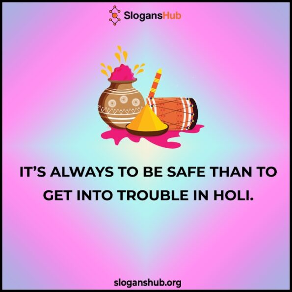 holi taglines