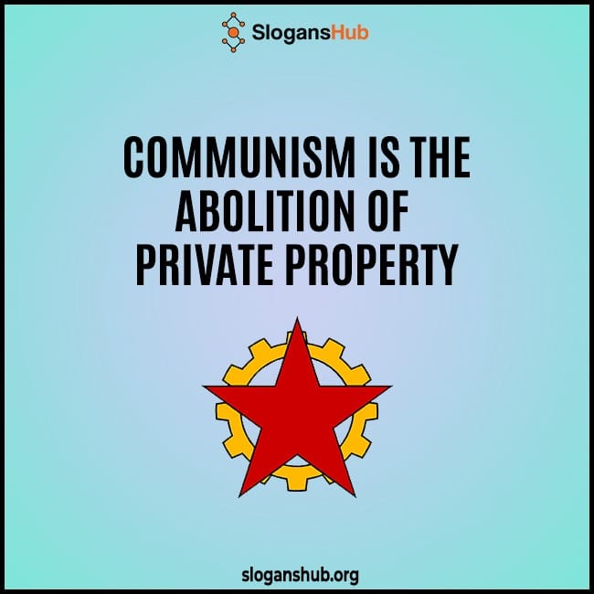 Communist Party Slogans