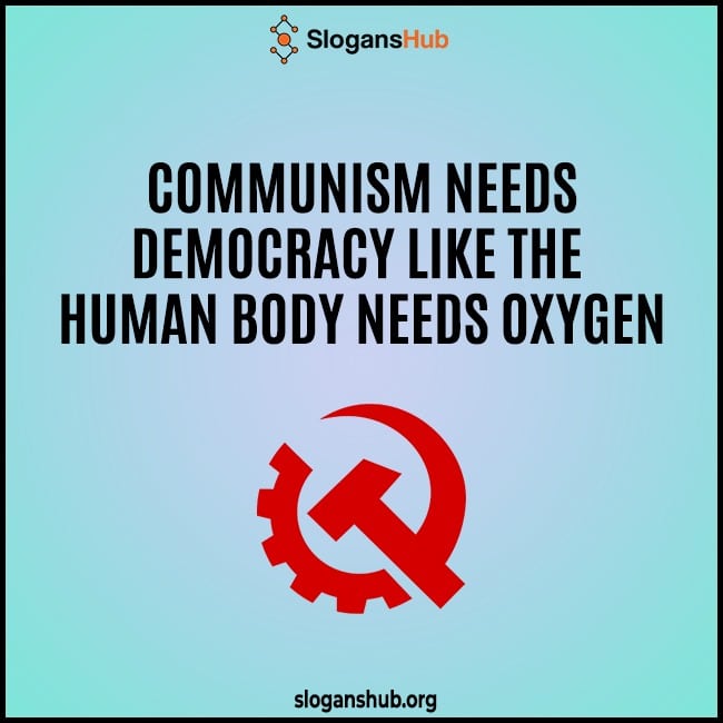 Anti-Communist Slogans