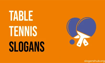 Table Tennis Slogans