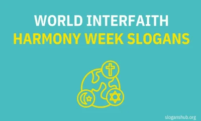 World Interfaith Harmony Week Slogans