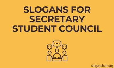 Slogans for Secretary Student Council